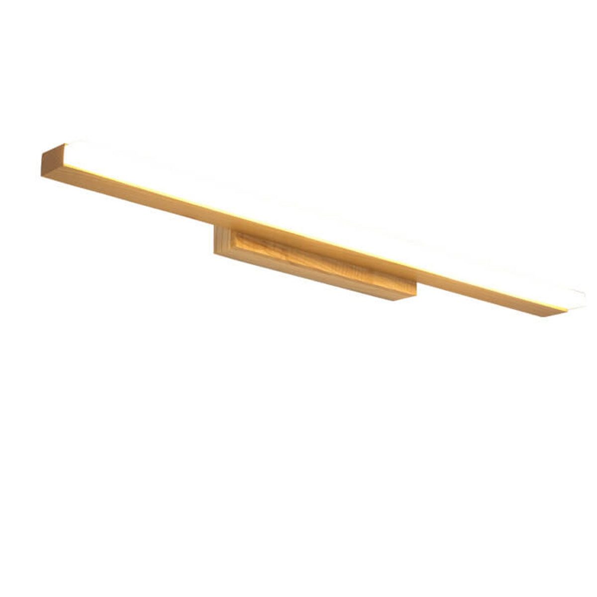 Nordic Minimalist Log Strip Vanity Light LED Wall Sconce Lamp - Image 10