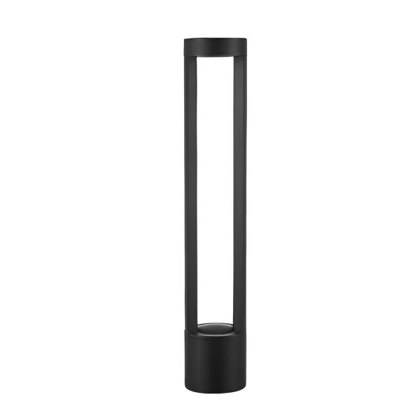 Round Waterproof IP65 LED Aluminum Black Modern Outdoor Pathway Lights - Image 5