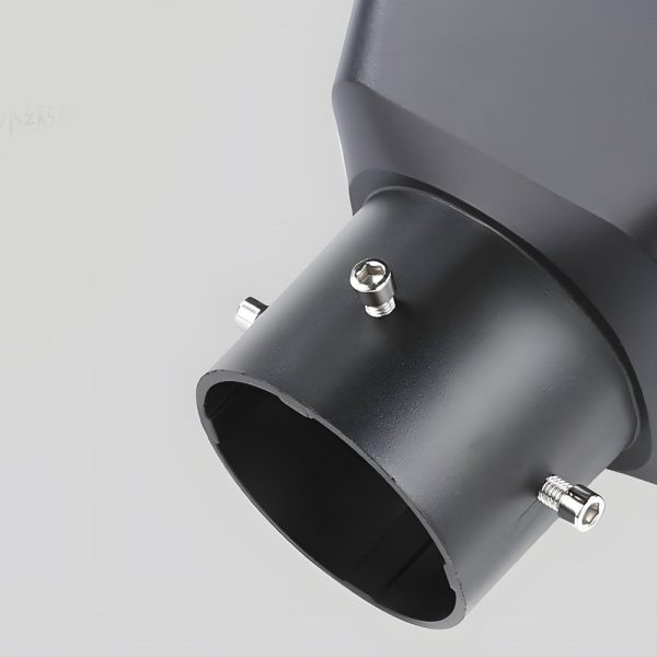 1-Light Black 98-In/118-In Solar LED Square Post Street Light - Image 10