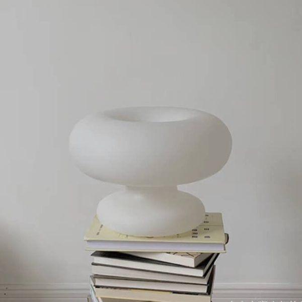 Danish Milk White Mushroom 1-Light Table Lamp - Image 5