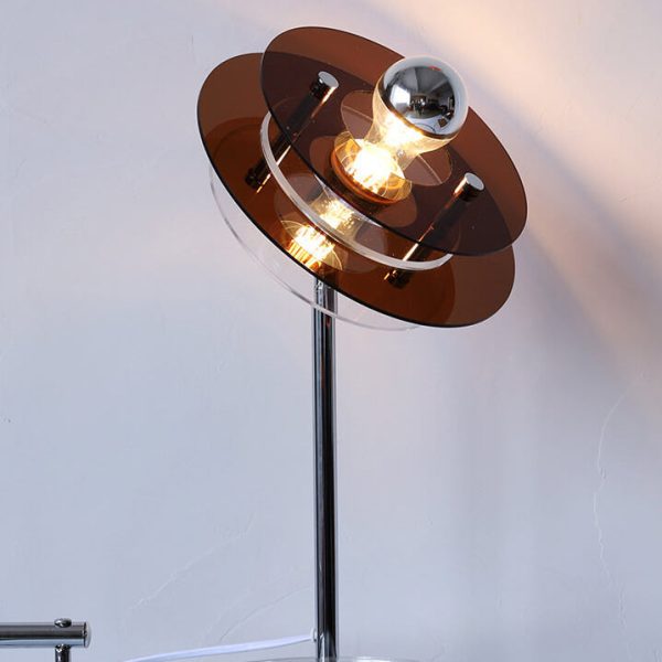 Modern Acrylic Space Saucer Design 1-Light Table Lamp - Image 11
