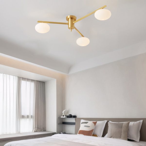 3/5/6-Light Semi Flush Mount Jasper Ceiling Lamp - Image 5