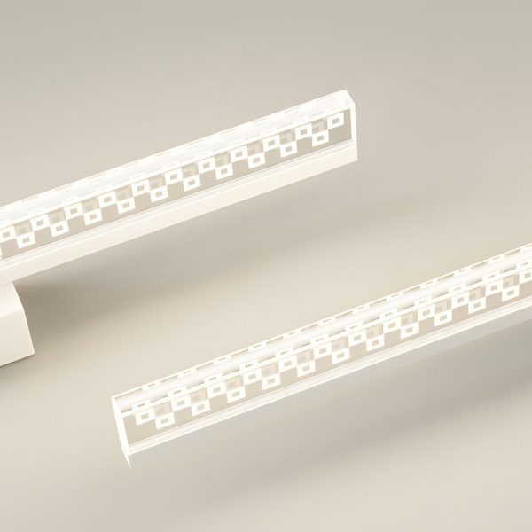 LED Bathroom Vanity Lights with Geometric Acrylic Shade and 3-Step Dimming - Image 7