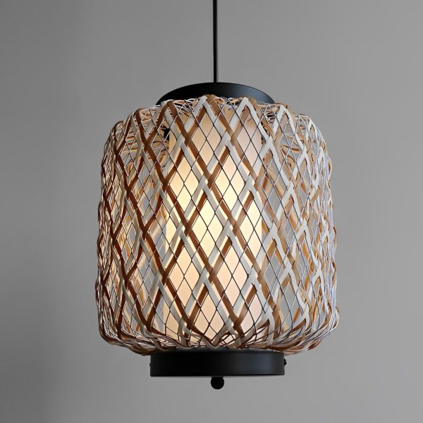 Rattan Waterproof Rustic Modern Outdoor Chandelier Pendants Ceiling Lights - Image 9