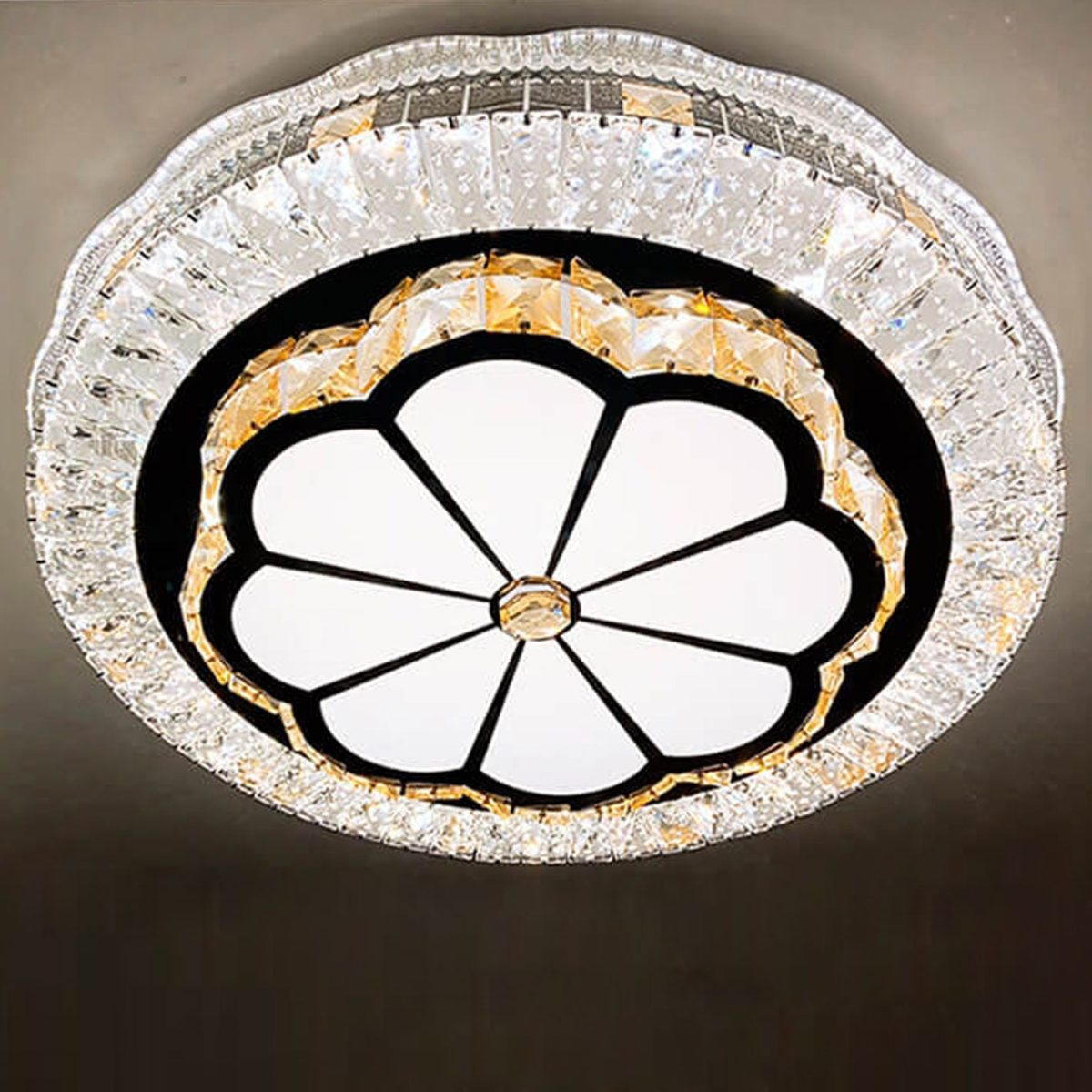Nordic Light Luxury Round Design Multi-Style LED Flush Mount Light - Image 8