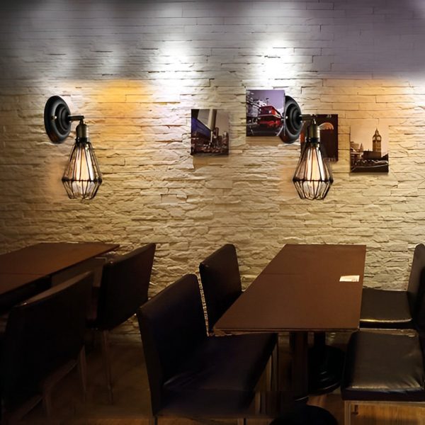 Adjustable Iron Retro Country Industrial Style Wall Lamp Wall Light Fixture - Image 5