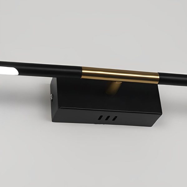 23.6''/39.4'' Black and Gold Linear LED Bathroom Vanity Light Bar - Image 7