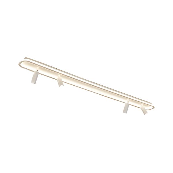 Long Rectangular LED 3 Step Dimming Modern Ceiling Light with Spotlight - Image 23