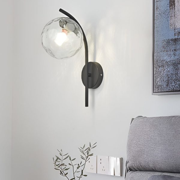 Creative Glass Ball-shaped LED Nordic Plug in Wall Sconce Lighting - Image 6
