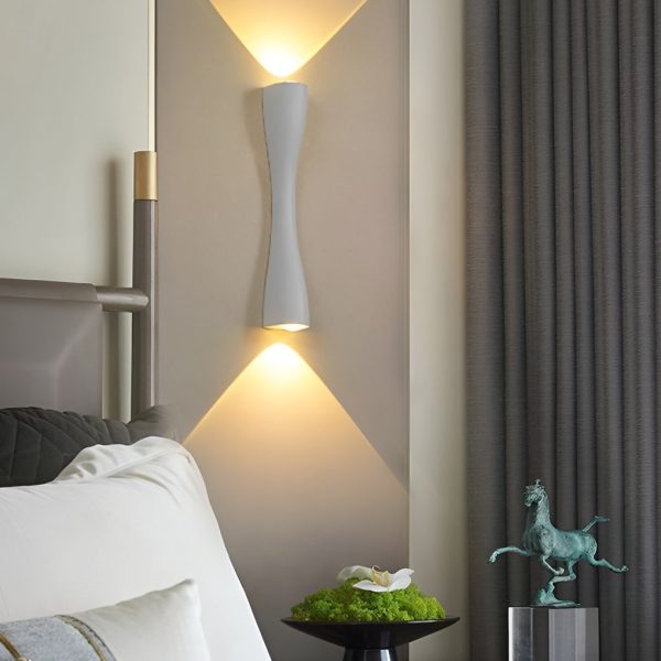 Electroplated Metal LED Up and Down Lights Modern Wall Sconce Lighting - Image 3