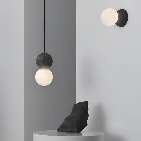 Creative Round LED Nordic Wall Lamp Sconces Pendant Light Hanging Lamp - Image 5