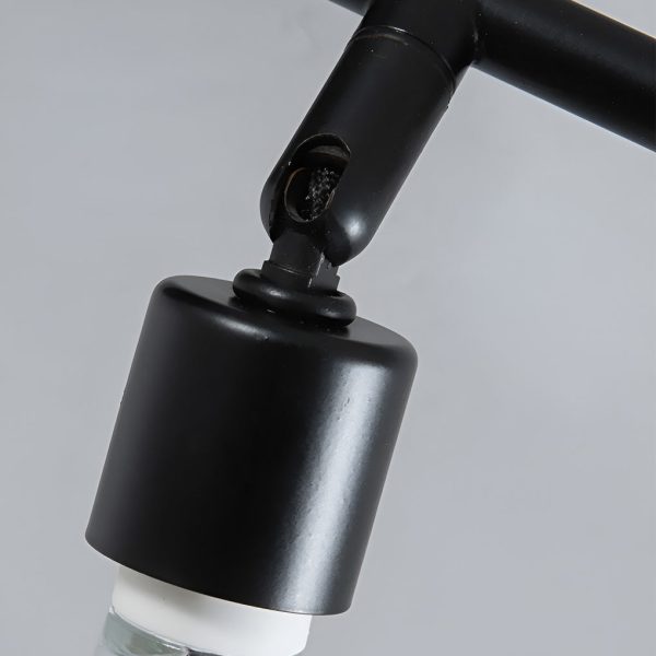 Adjustable Iron GU10 Bulb Black Nordic Ceiling Lights Flush Mount Lighting - Image 10