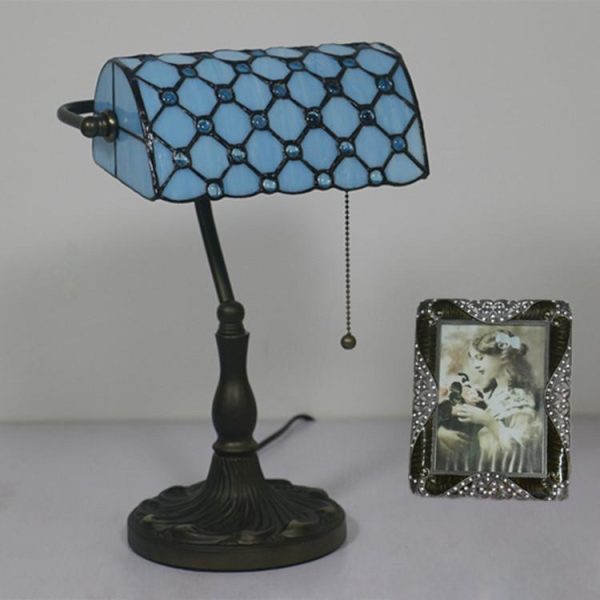 Vintage Creative Glass 1-Light Zipper Switch Table Lamp - Image 9