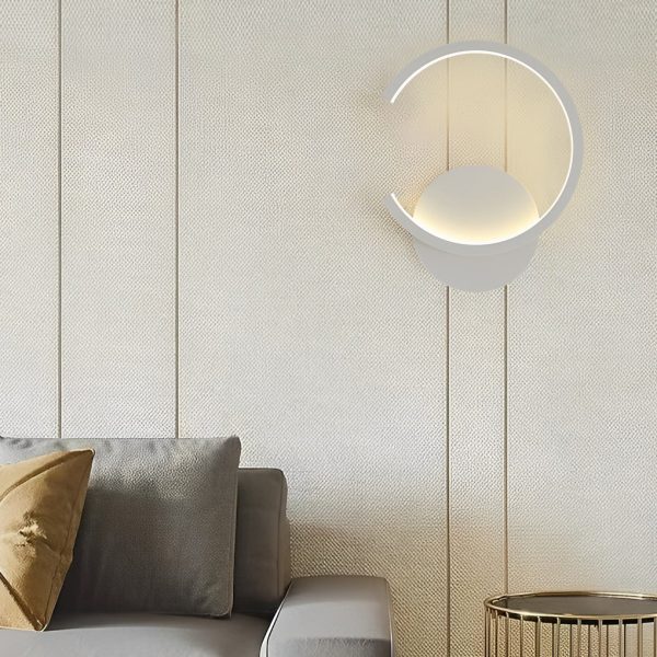 Creative Round Stepless Dimming LED Nordic Wall Lamp Sconces Lighting - Image 9