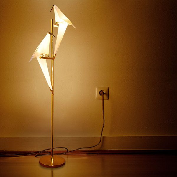 Modern Nordic Creative Iron Bird 1/2-Light Standing Floor Lamp - Image 10
