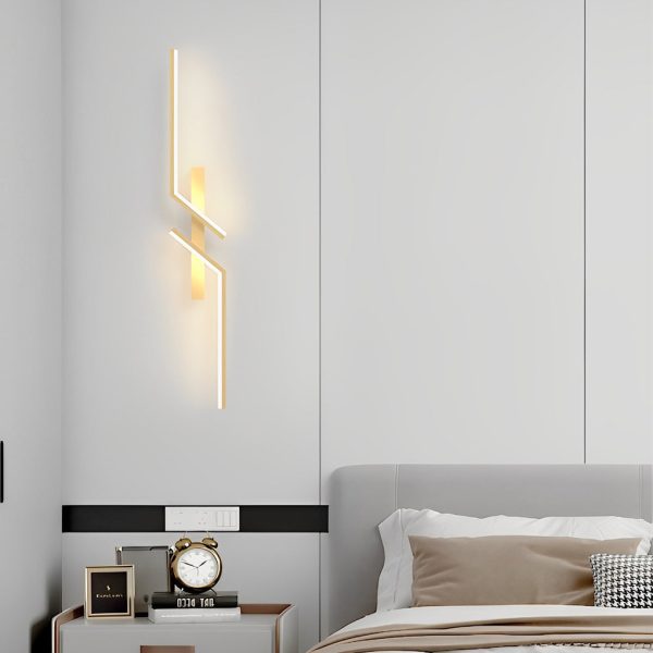 Irregular Symmetrical L Shape Creative LED Minimalist Wall Lamp Sconces Lighting - Image 6