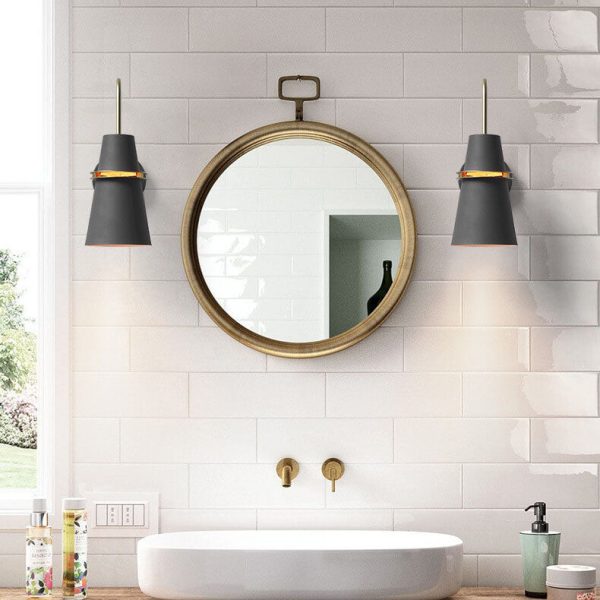 Contemporary Scandinavian Horn Iron 1-Light Wall Sconce Lamp For Bedroom - Image 16