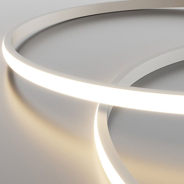 Nordic Creative Star Moon Round Aluminum LED Flush Mount Ceiling Light - Image 13