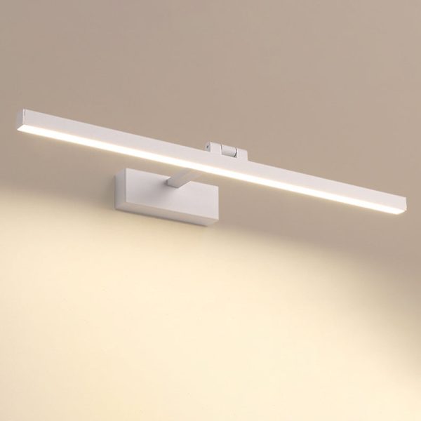 Modern Minimalist Long Iron Aluminum PC LED Vanity Light Wall Sconce Lamp For Bathroom - Image 20