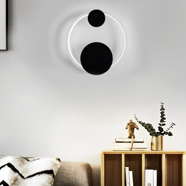 Round Decor Three Step Dimming LED Creative Nordic Wall Sconce Lighting - Image 3