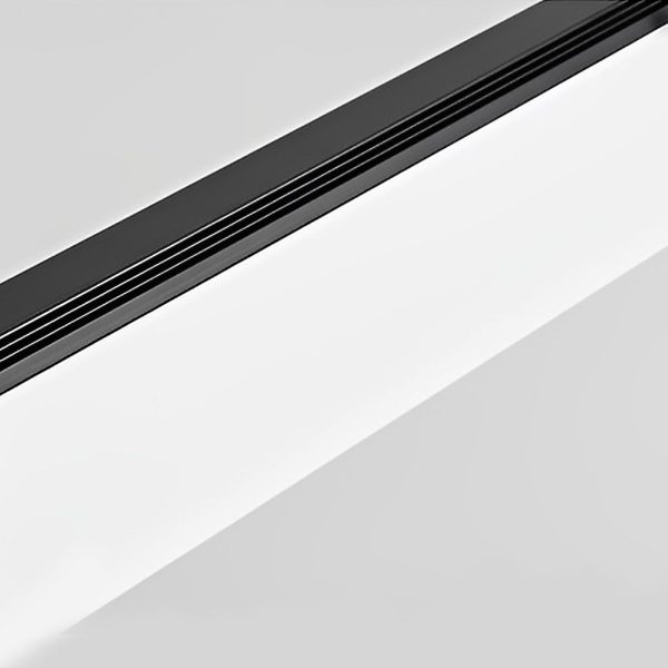 Minimalist Linear Strip Stepless Dimming LED Black Modern Chandelier - Image 10