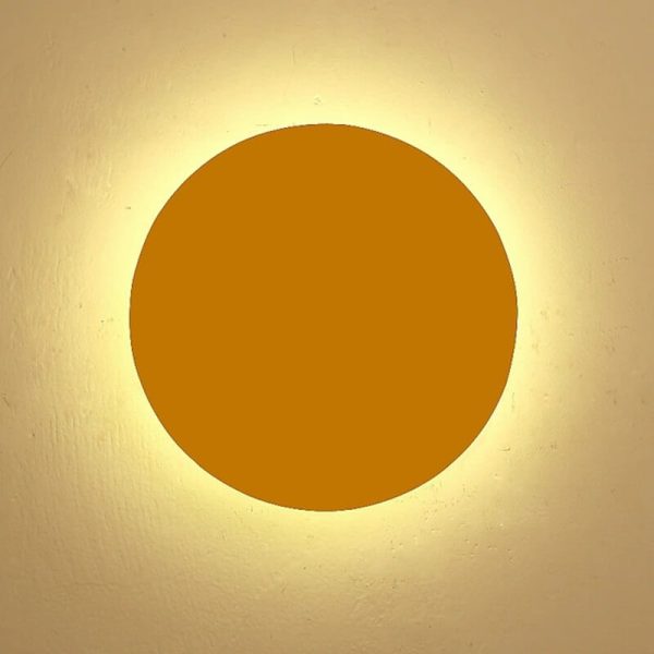 Modern Minimalist Colorful Round Iron LED Wall Sconce Lamp - Image 14