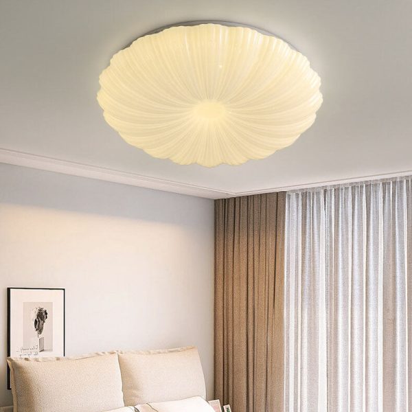 Modern Minimalist Shell Acrylic LED Flush Mount Ceiling Light - Image 2