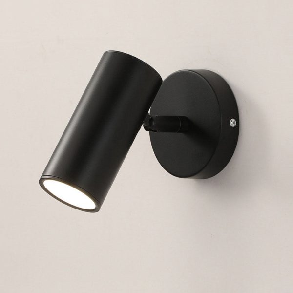 Modern Simplicity Plated Cylindrical Spotlight 1-Light Reading Wall Sconce Lamp - Image 15