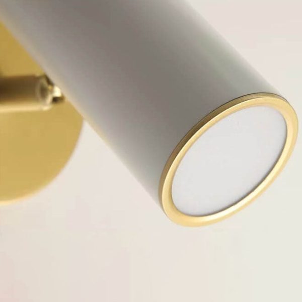 Modern Simplicity Plated Cylindrical Spotlight 1-Light Reading Wall Sconce Lamp - Image 12