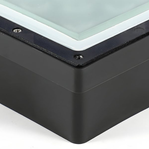 5-Light LED Modern Square In-Ground Well Lights Step Deck Lighting with Light Sensor for Pathways - Image 7