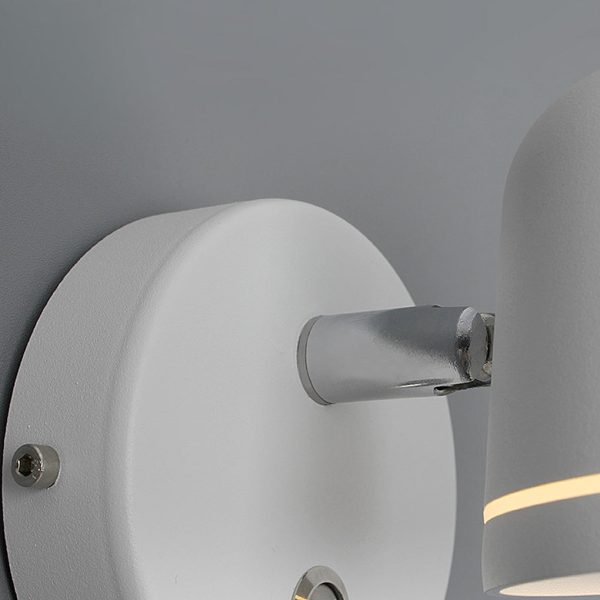 Adjustable Round Stepless Dimming LED Nordic Wall Lamp Wall Sconce Lighting - Image 10
