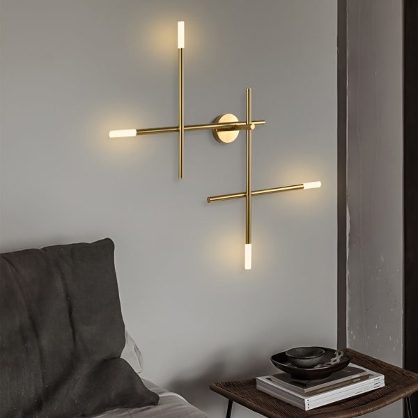 Creative Geometric Strip LED Modern Wall Lamp Wall Sconce Lighting - Image 5