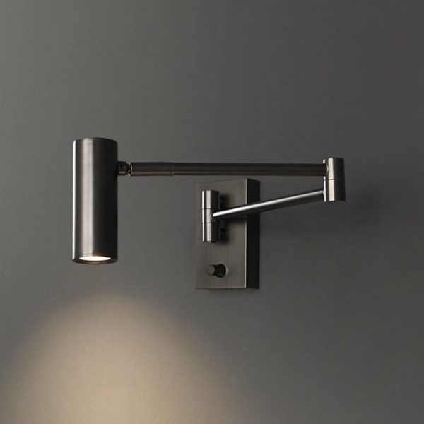 Nordic Luxury Copper Rotatable Eye Protection Reading LED Wall Sconce Lamp - Image 5