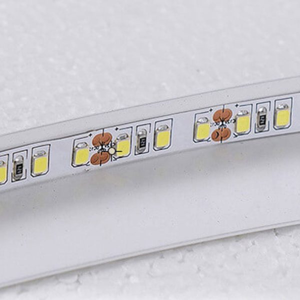 Modern Minimalist Aluminum Acrylic Line LED Flush Mount Ceiling Light - Image 11