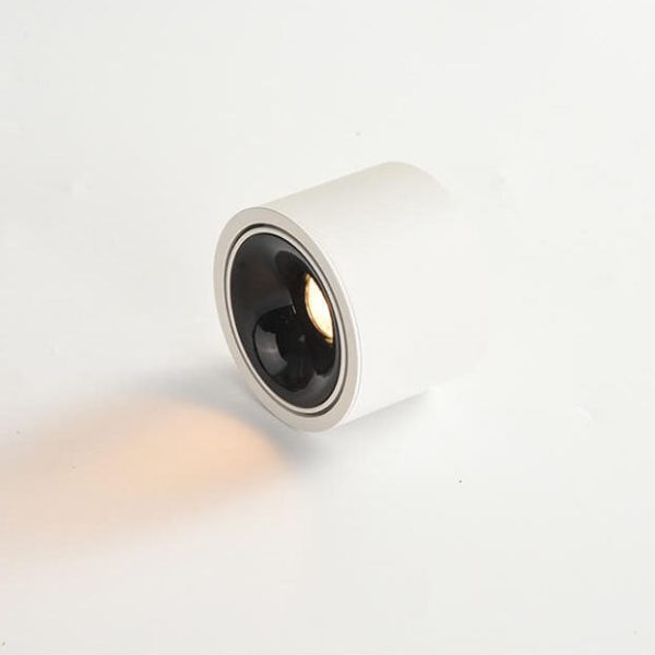 Modern Minimalist Round Spotlight Adjustable LED Flush Mount Ceiling Light - Image 13