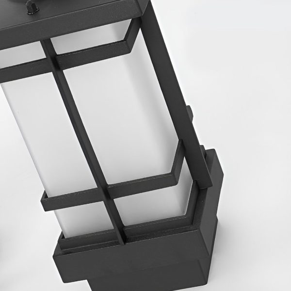 3 Lights Waterproof Black Modern Outdoor Post Lights Public Lighting - Image 11