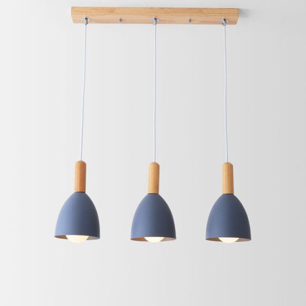 Nordic Minimalist Macaron Solid Color 1/3-Light Chandelier - Image 10