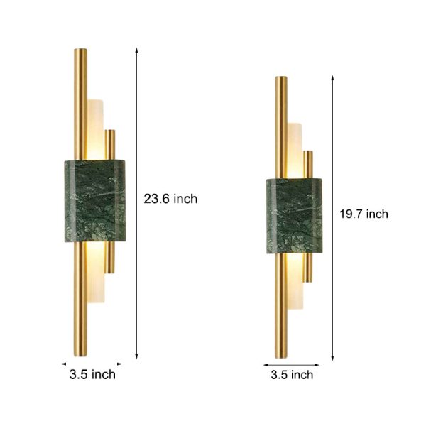 Strips Marbles Creative Luxury Postmodern LED Wall Lights Fixture Wall Lamp - Image 8