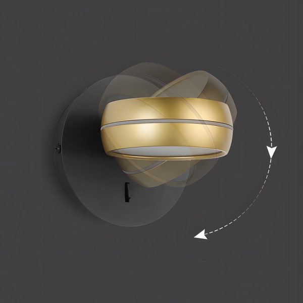 Round 6W LED Wall Sconce Rotatable Bedside Lamp - Image 6