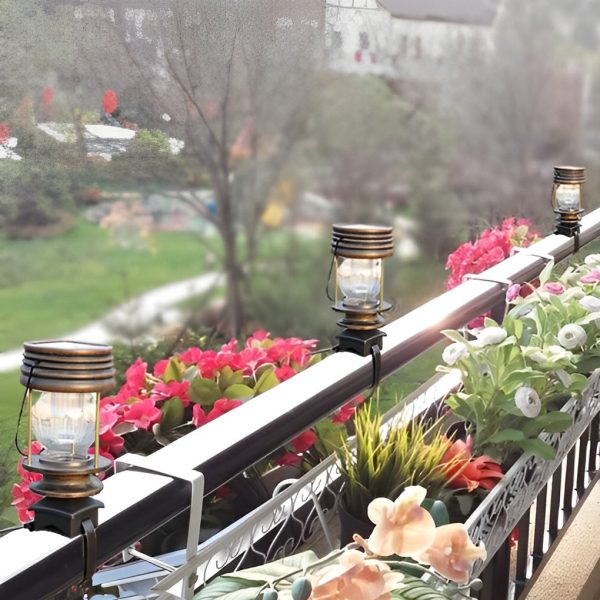 Retro Portable Waterproof Intelligent Led Solar Powered Outdoor Lights - Image 7