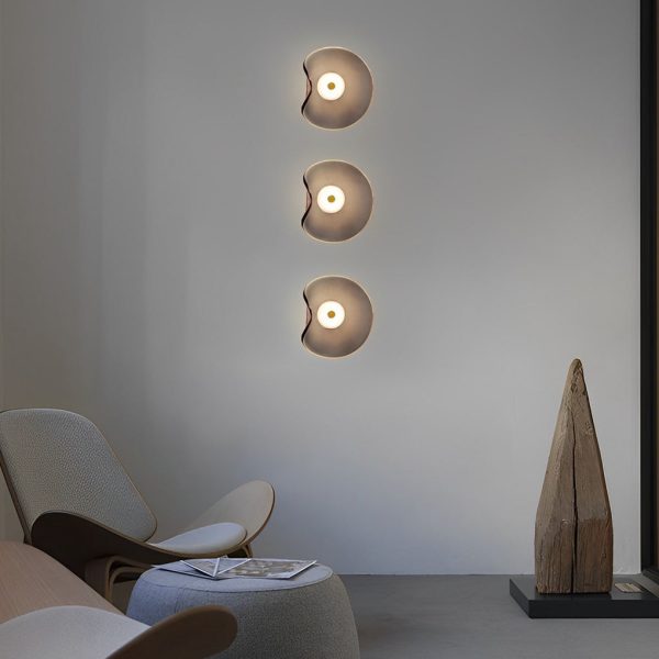 Irregular Round Glass Creative Postmodern Wall Lamp Wall Sconce Lighting - Image 6