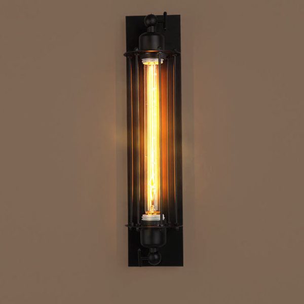 Industrial Style 1-Light Long Pencil Bulb LED Wall Sconce Lamp - Image 6