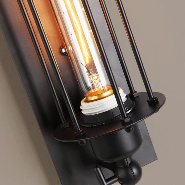 Industrial Style 1-Light Long Pencil Bulb LED Wall Sconce Lamp - Image 9