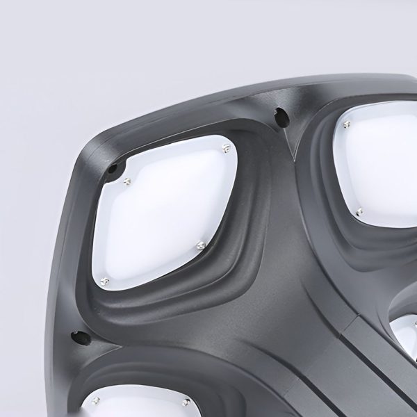 4-Light Square Waterproof LED Outdoor Path Lights - Solar & Hardwired Options - Image 11