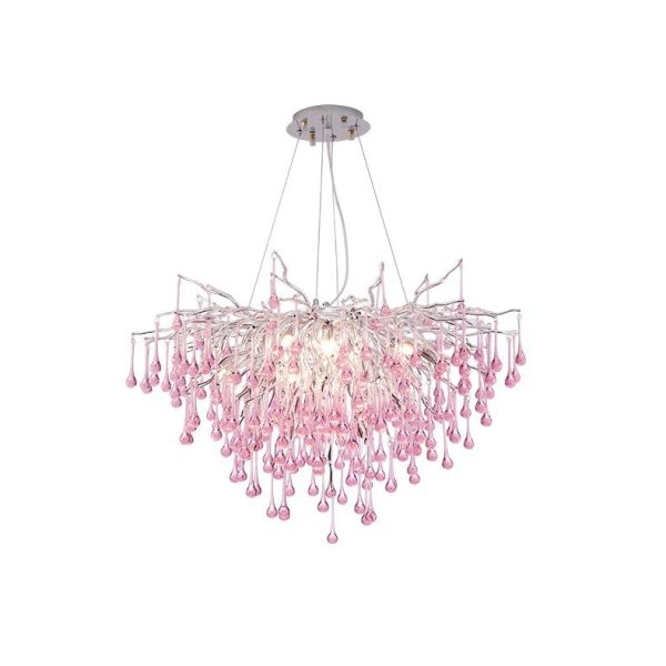 Modern Luxury Crystal Glass Aluminum Branch Water Drop 6/8/10/14 Chandeliers For Dining Room - Image 25