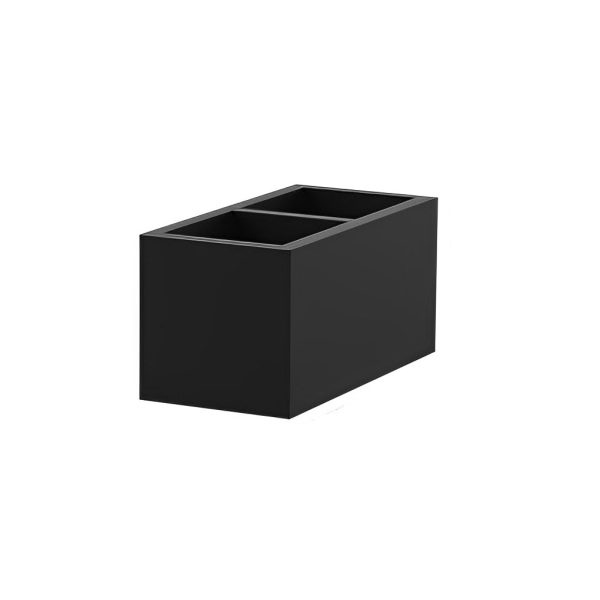 Waterproof Creative Square Combination LED Black Wall Lamp with Flowerpot - Image 9