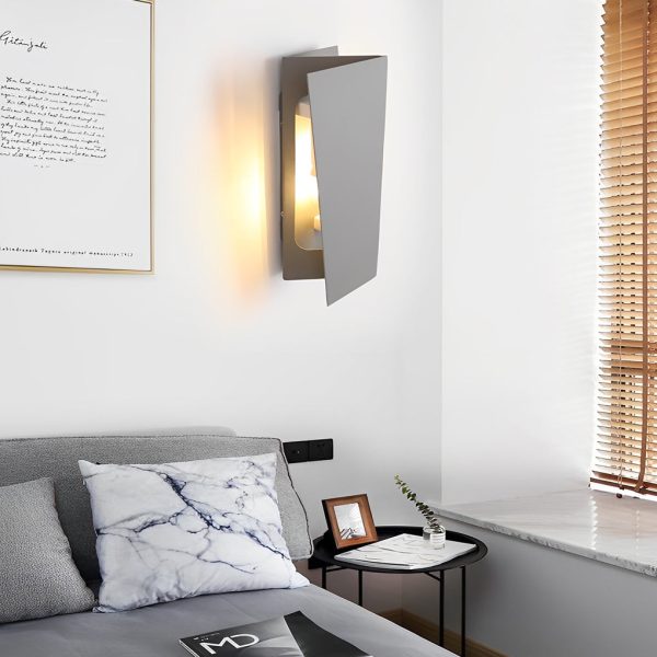 Folding Rectangular Iron LED up and Down Lighting Modern Wall Lamp - Image 5