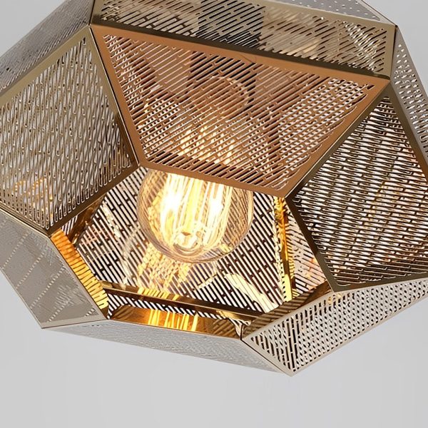 Electroplated Stainless Steel Creative Geometric Nordic Pendant Lights - Image 11