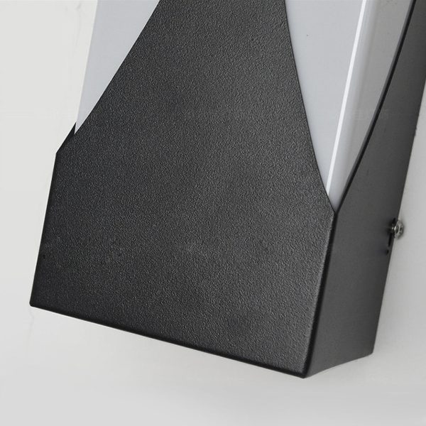 Creative Rectangular Waterproof LED Black Modern Outdoor Wall Sconce Lighting - Image 11