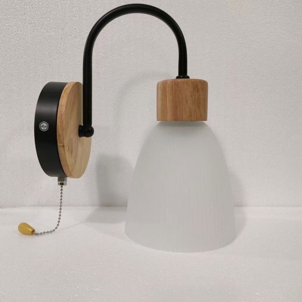 Modern Log Simple Bend Design 1-Light Wall Sconce Lamp - Image 12
